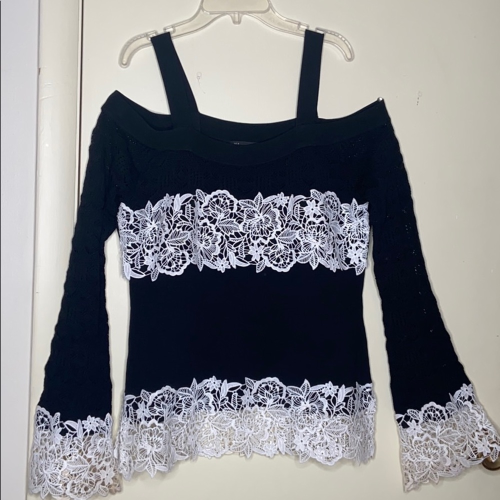 INC international concepts black blouse